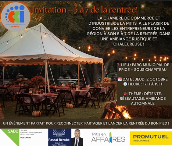 5 à 7 de la rentrée