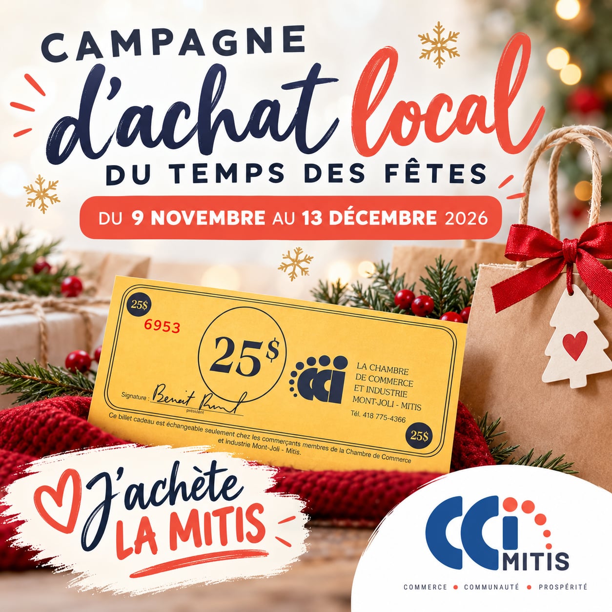 Campagne d'achat local des Fêtes