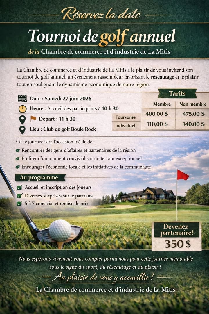 Chambre de Commerce et Industrie Mont-Joli-Mitis