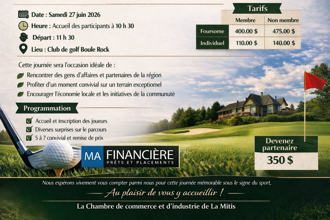 Chambre de commerce et d'industrie de La Mitis - CCIM